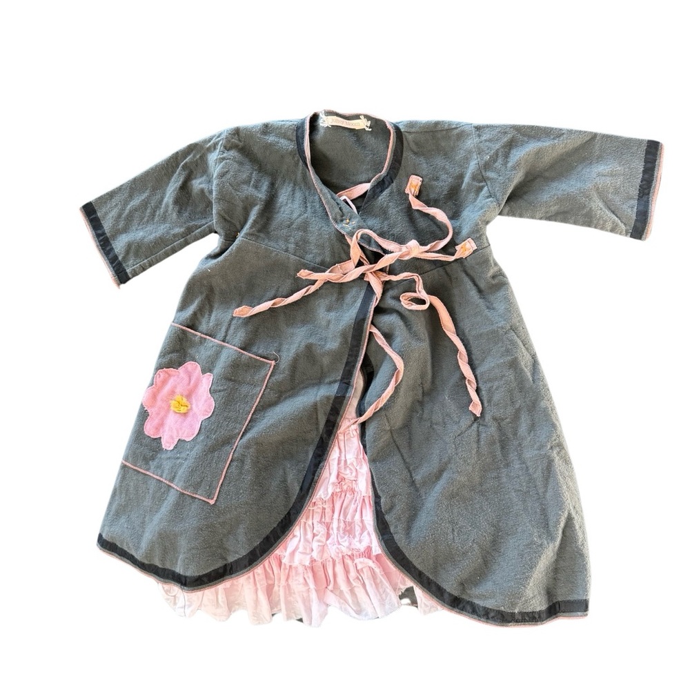 Juneteenth Bloom Girls Ruffle Dress and Jacket, Size Small (4/5), Light …